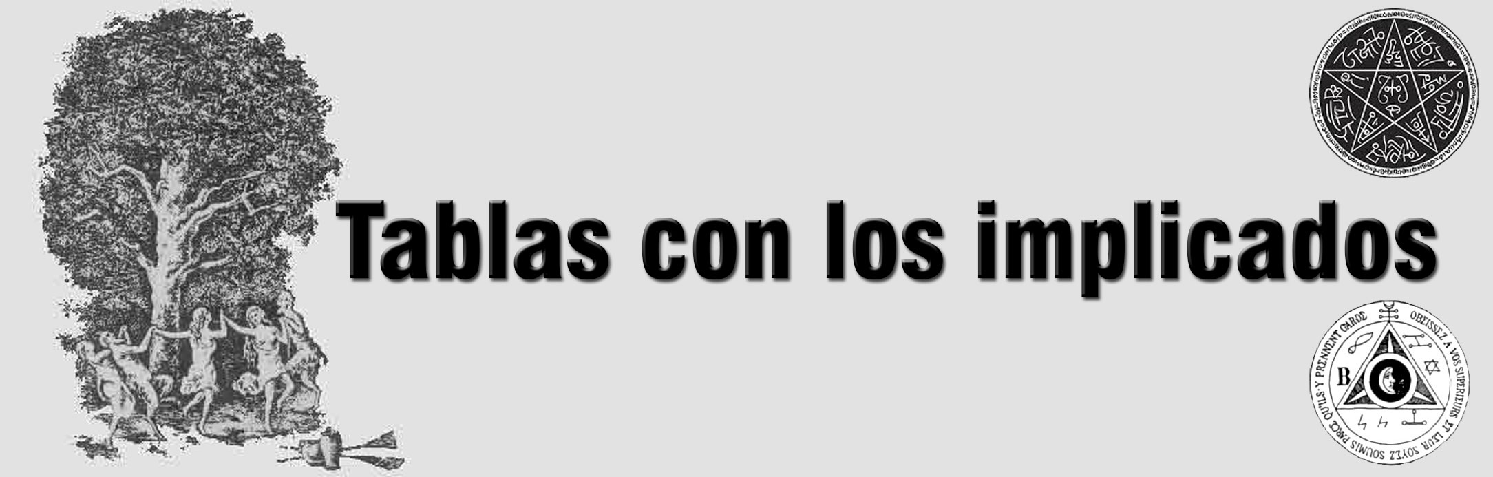 tablas de los implicados